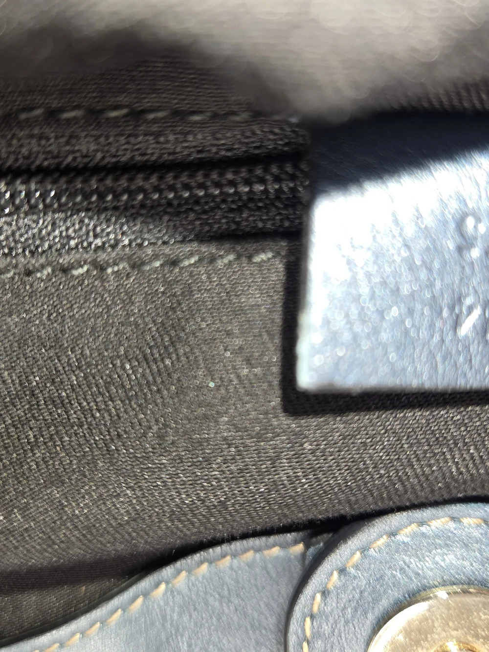Authentic Gucci GG Canvas Sukey Tote – Blue Leather Trim – AS IS Project - Picture 6 of 8